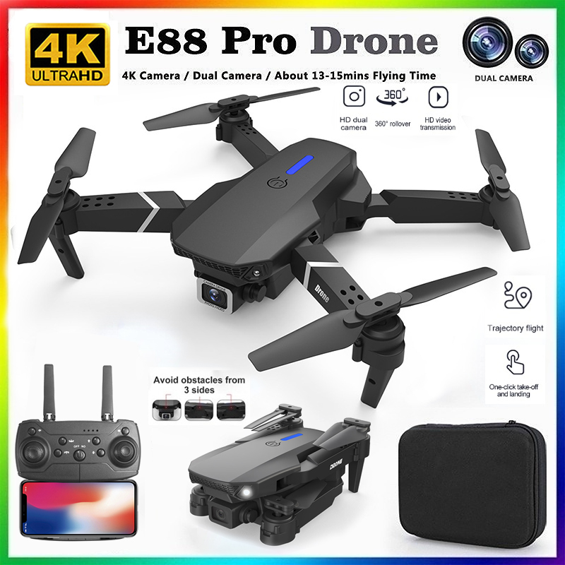Drone Kit Professional - 2026年新型 E88 プロ仕様 HD 4K RCドローン