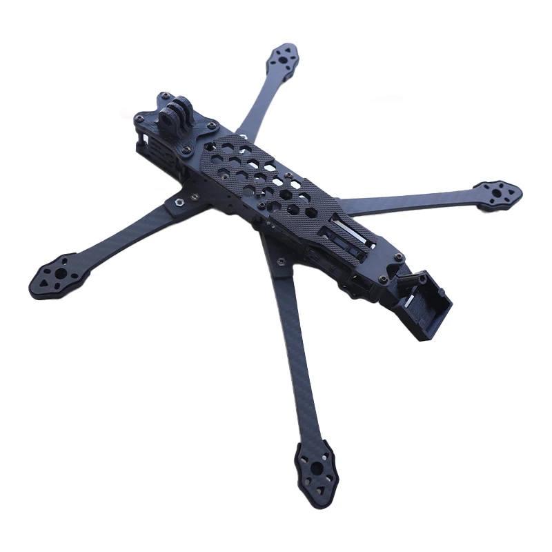Drone Kit Long Range - ドローンHSKRC-AK ccカーボンファイバーfpv長距離フレームキット,アナログデジタルドローン,dji vistaユニットfpv用のフリースタイルキット,7インチ