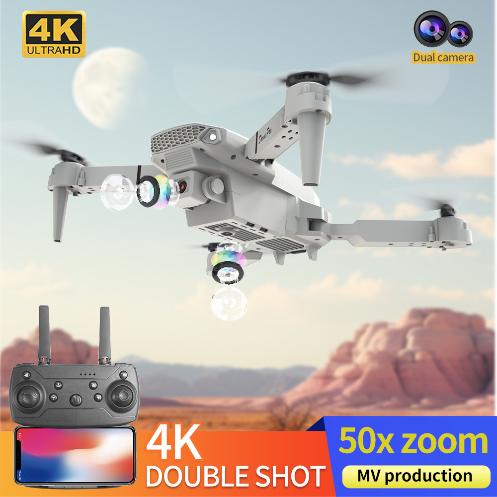 2026年新型 E88 プロ仕様 HD 4K RCドローン  - Drone Kit Professional のレビューと価格
