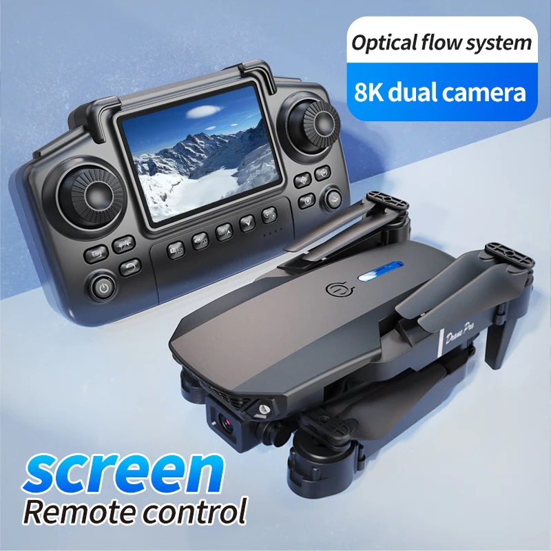 プロフェッショナル E88 プロドローン スクリーン付き 8 - Drone Kit Professional のレビューと価格