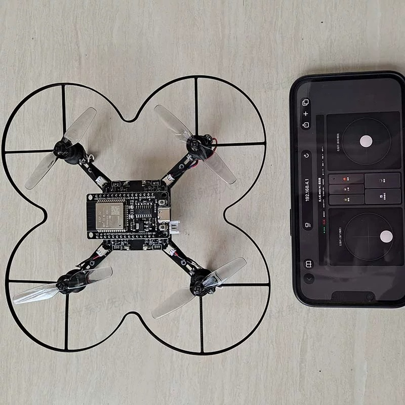 オープンソースESP32ミニクアッドコプターDIY組み立てキ - Drone Kit Octocopter のレビューと価格