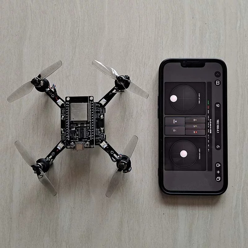 オープンソースESP32ミニクアッドコプターDIY組み立てキ - Drone Kit Octocopter のレビューと価格